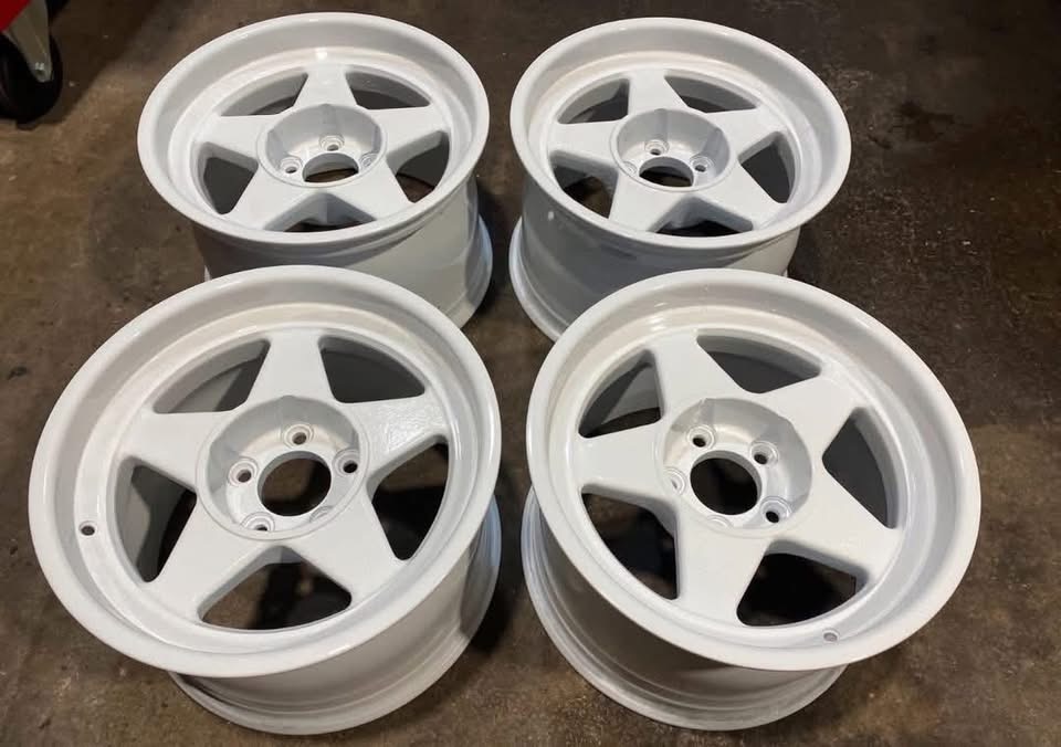 Jeu de 4 jantes magnésium TRX – Rallye / Sport – Années 80